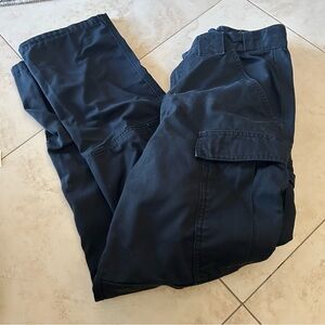 Men's Black Cargo Pants - Classic Utility Style 5.11 tactical size small waist